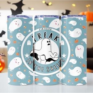 Freak in the sheets 20 fl oz metal tumbler